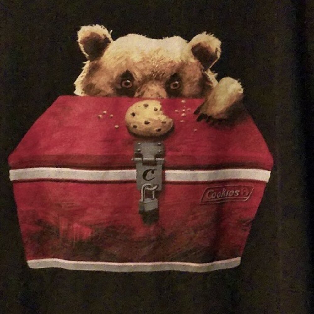 Cookies Bear with Red Cooler Graphic Tee